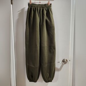 Olive Green Jogger Pants